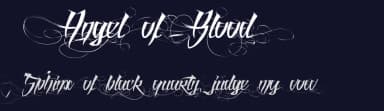 Angel of Blood by Maelle.K | Thomas Boucherie — Script Handwritten Font — thumbnail 2