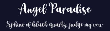 Angel Paradise by Attract Studio — Script Handwritten Font — thumbnail 2