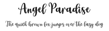 Angel Paradise by Attract Studio — Script Handwritten Font — thumbnail 1