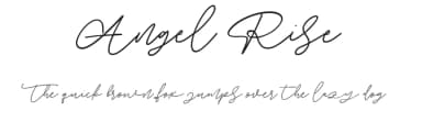 Angel Rise by Maulana Creative — Script Handwritten Font — thumbnail 1