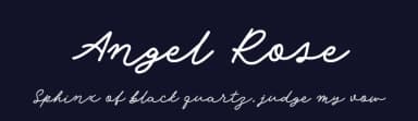 Angel Rose by Jennifer Creations — Script Handwritten Font — thumbnail 2