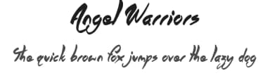 Angel Warriors by JSH creates — Script Handwritten Font — thumbnail 1