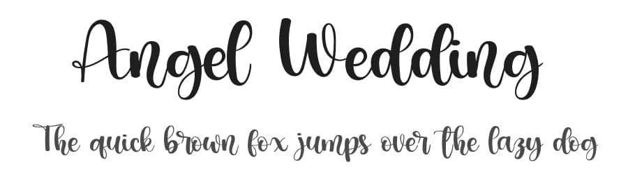 Angel Wedding by Erik Studio — Script Handwritten Font