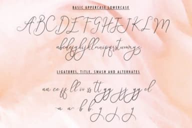 Angela Aiglory Font by Haksen — Script Handwritten Font — thumbnail 9