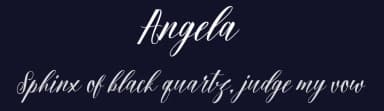 Angela by Fadhil Aqsa — Script Handwritten Font — thumbnail 2