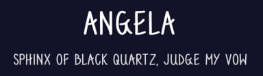 Angela by Gerwin Jansen — Script Handwritten Font — thumbnail 2