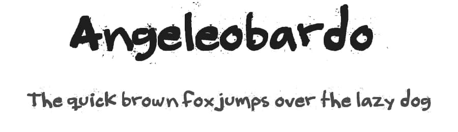 Angeleobardo by Eleo — Script Handwritten Font