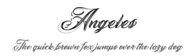Angeles by Billy Argel Fonts ® — Script Handwritten Font — thumbnail 1