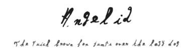 Angeli2 by Alexis Baydoun — Script Handwritten Font — thumbnail 1