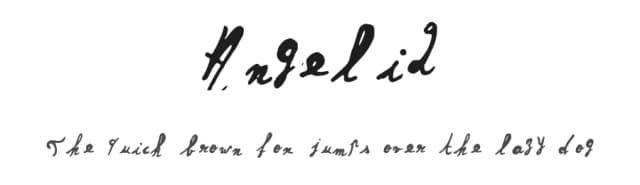 Angeli2 by Alexis Baydoun — Script Handwritten Font