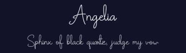 Angelia by PandAE86 — Script Handwritten Font — thumbnail 2