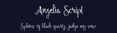Angelia Script by QueenType — Script Handwritten Font — thumbnail 2