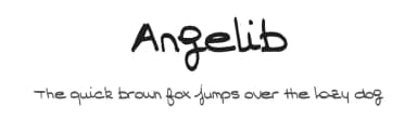 Angelib by Andshalis — Script Handwritten Font — thumbnail 1