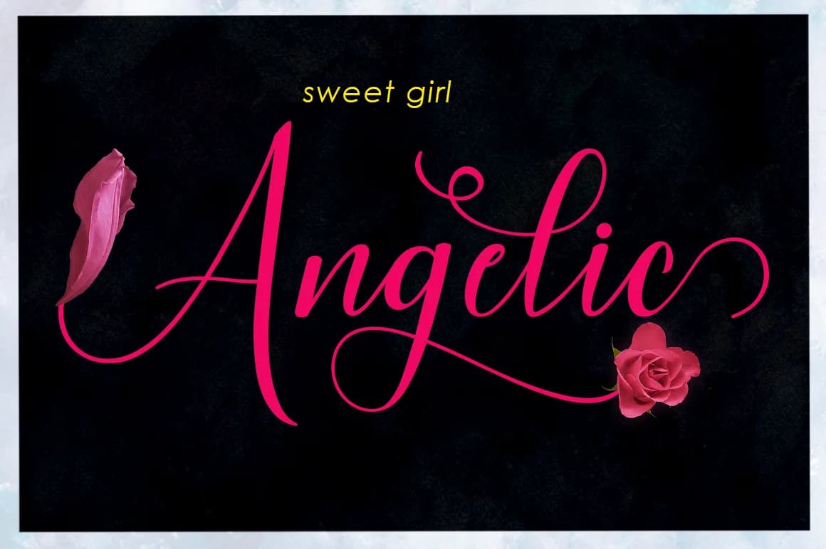 Angelic Font by Vegas Type — Script Handwritten Font