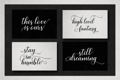 Angelic Font by Vegas Type — Script Handwritten Font — thumbnail 6
