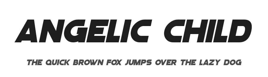 Angelic Child by Hawtpixel — Sans Serif Font