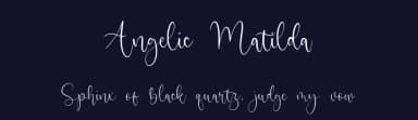 Angelic Matilda by Letterative Studio — Script Handwritten Font — thumbnail 2