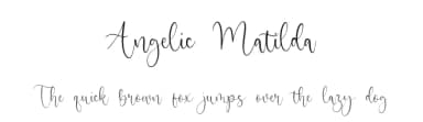 Angelic Matilda by Letterative Studio — Script Handwritten Font — thumbnail 1