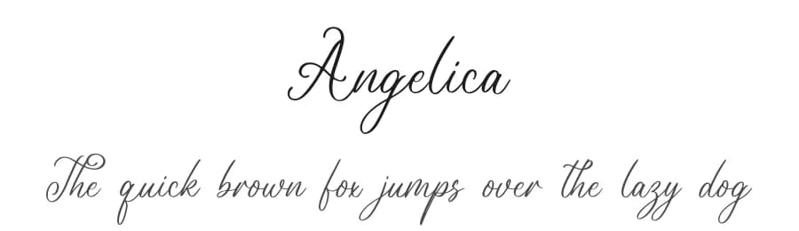 Angelica by NanaNissa — Script Handwritten Font