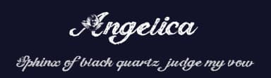 Angelica by Billy Argel Fonts ® — Script Handwritten Font — thumbnail 2