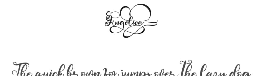 Angelica by infontree store — Script Handwritten Font