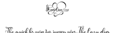 Angelica by infontree store — Script Handwritten Font — thumbnail 1