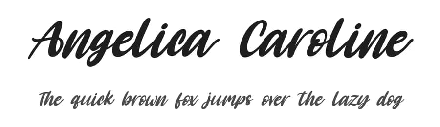 Angelica Caroline by Staircase Studio — Script Handwritten Font