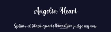Angelin Heart by Yumna Family — Script Handwritten Font — thumbnail 2