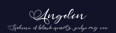 Angelin by Letterara — Script Handwritten Font — thumbnail 2