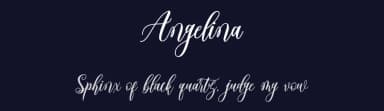 Angelina by Letternun — Script Handwritten Font — thumbnail 2