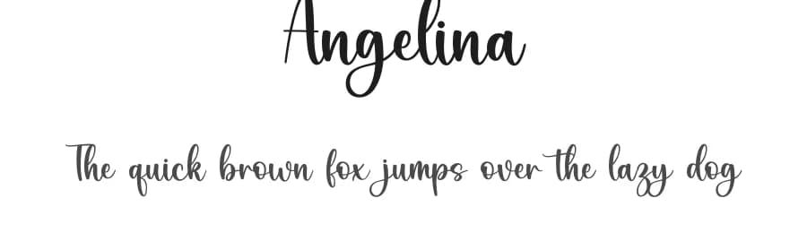 Angelina by Graphix Line Studio — Script Handwritten Font