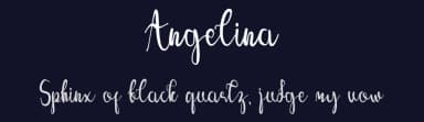 Angelina by Muksal Creative — Script Handwritten Font — thumbnail 2