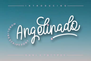 Angelinado Font by Dani (7NTypes) — Script Handwritten Font — thumbnail 1
