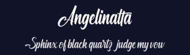 Angelinatta by Ahmad Rofingi — Script Handwritten Font — thumbnail 2