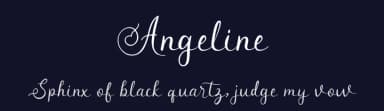 Angeline by MJB Letters — Script Handwritten Font — thumbnail 2
