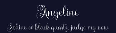 Angeline by Revo Farisky — Script Handwritten Font — thumbnail 2