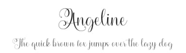 Angeline by Revo Farisky — Script Handwritten Font — thumbnail 1