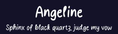 Angeline by MJType — Script Handwritten Font — thumbnail 2