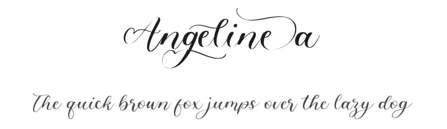 Angelinea by Balpirick Studio — Script Handwritten Font