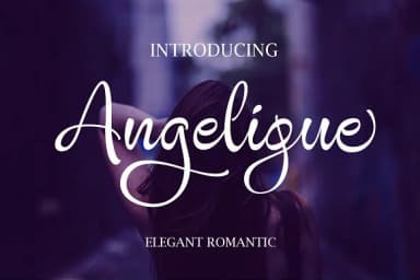 Angelique Font by Byuly Ayika — Script Handwritten Font — thumbnail 1