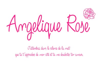 Angelique Rose Font by Fernando Haro — Script Handwritten Font — thumbnail 4