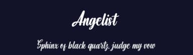 Angelist by Ikrar Bey Khubaib — Script Handwritten Font — thumbnail 2