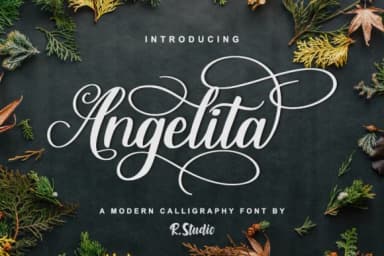 Angelita Font by R. Studio — Script Handwritten Font — thumbnail 1