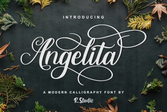 Angelita Font by R. Studio — Script Handwritten Font