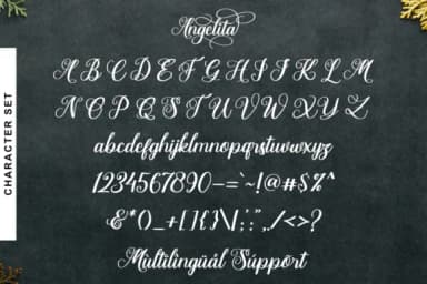 Angelita Font by R. Studio — Script Handwritten Font — thumbnail 6