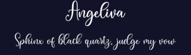 Angeliva by Makashi — Script Handwritten Font — thumbnail 2