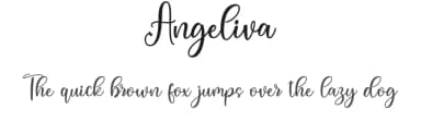 Angeliva by Makashi — Script Handwritten Font — thumbnail 1
