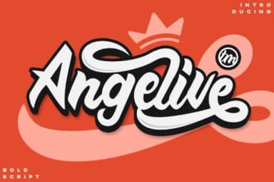 Angelive Font by Kruweks Studio — Script Handwritten Font — thumbnail 1
