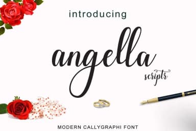 Angella Font by Cooldesignlab — Script Handwritten Font — thumbnail 1