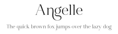 Angelle by Rmdndsign — Serif Font — thumbnail 1